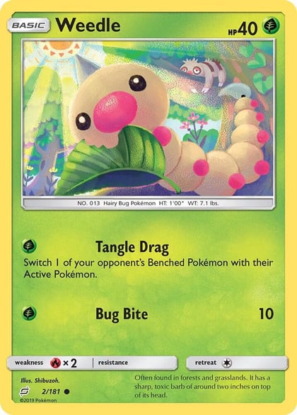 Weedle (2), SM - Team Up 2/181