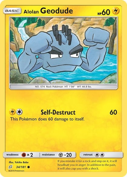 Alolan Geodude (34), SM - Team Up 34/181