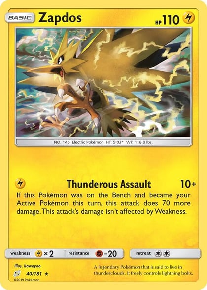 Zapdos, SM - Team Up 40/181