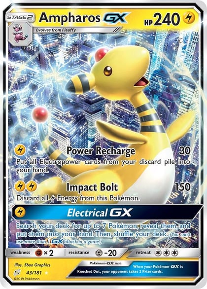 Ampharos GX, SM - Team Up 43/181
