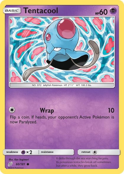 Tentacool, SM - Team Up 60/181