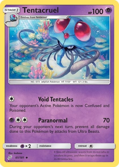 Tentacruel, SM - Team Up 61/181