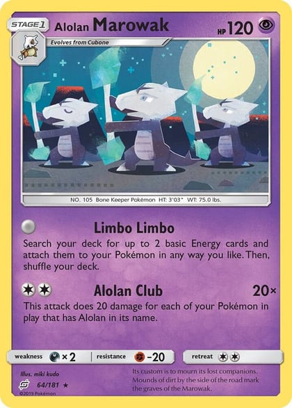 Alolan Marowak, SM - Team Up 64/181