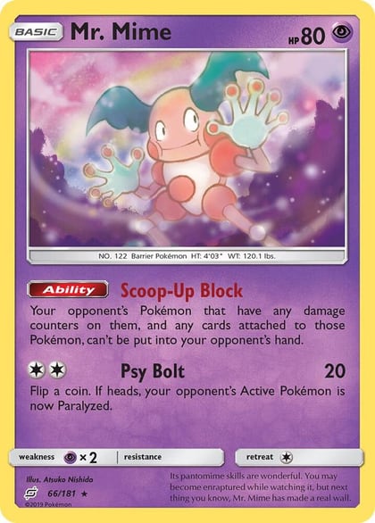 Mr. Mime, SM - Team Up 66/181