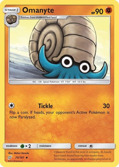 Omanyte, SM - Team Up 75/181