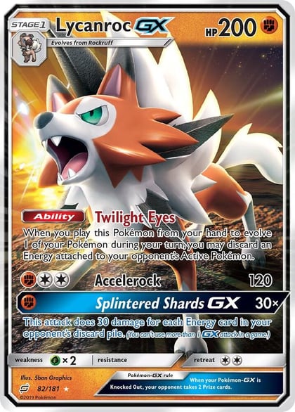 Lycanroc GX, SM - Team Up 82/181