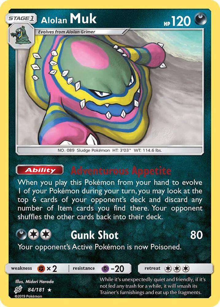 Alolan Muk, SM - Team Up 84/181