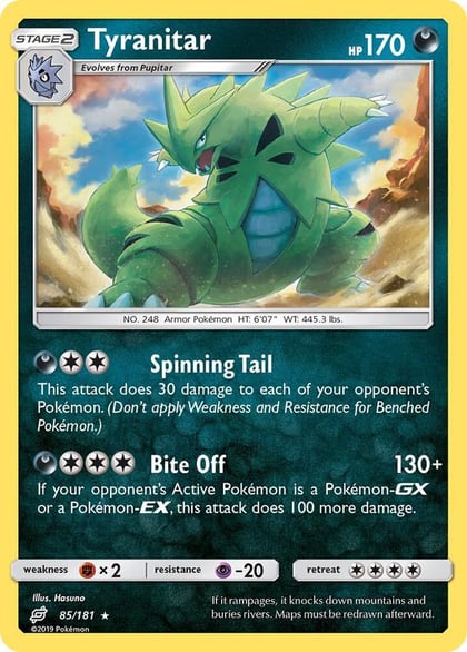 Tyranitar, SM - Team Up 85/181