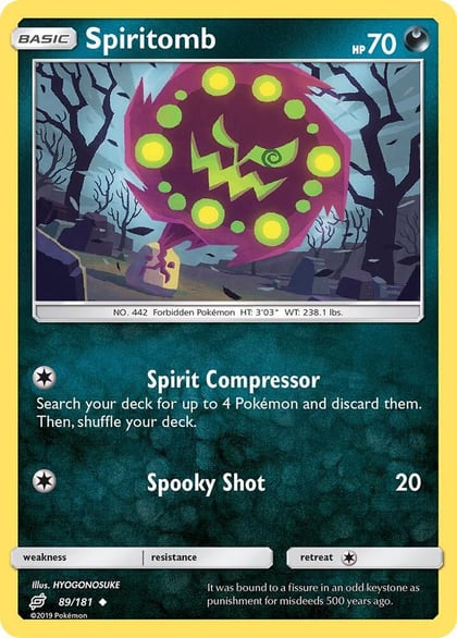 Spiritomb, SM - Team Up 89/181