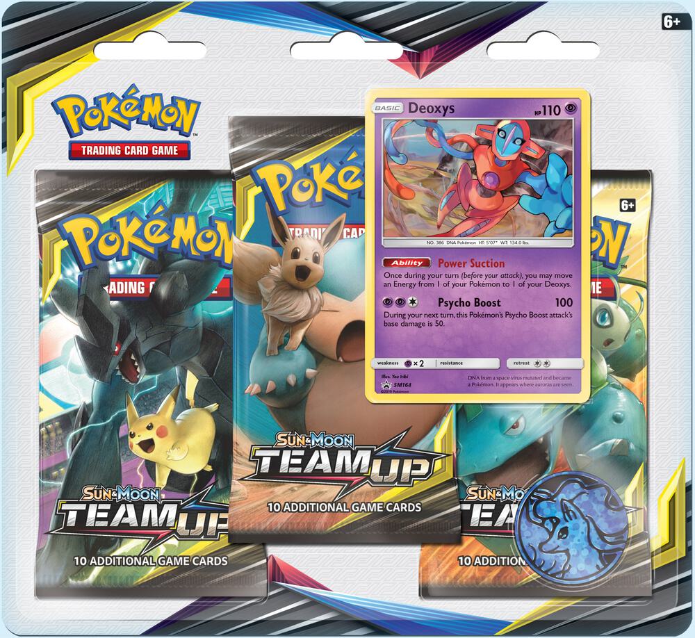 Team Up 3 Pack Blister [Deoxys], SM - Team Up P181700