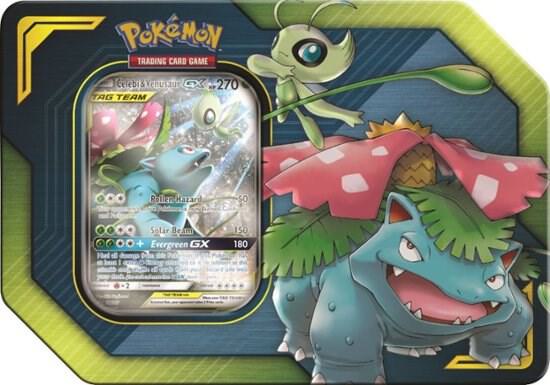TAG TEAM Tin [Celebi & Venusaur GX], SM - Team Up P185256