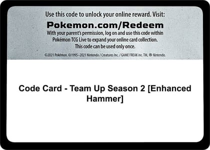 Code Card - Team Up Season 2 [Enhanced Hammer], SM - Team Up P270873
