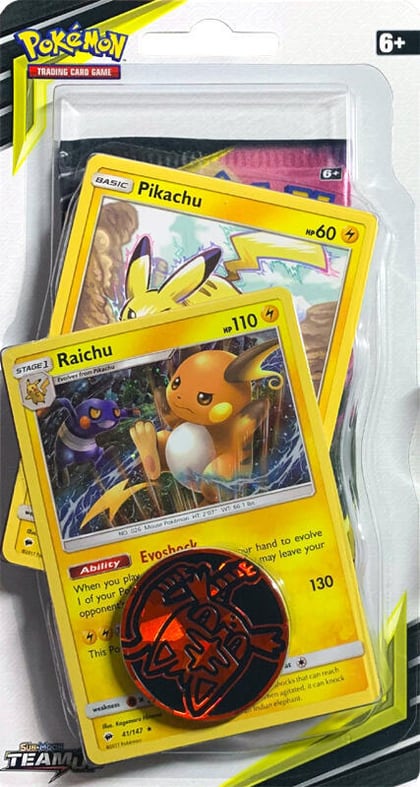 Team Up Premium Checklane Blister [Raichu], SM - Team Up P624522