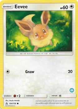 Eevee (26), SM Trainer Kit: Alolan Sandslash & Alolan Ninetales 104/156