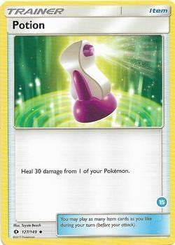 Potion (15), SM Trainer Kit: Alolan Sandslash & Alolan Ninetales 127/149