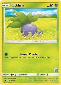 Oddish (11), SM Trainer Kit: Alolan Sandslash & Alolan Ninetales 4/147