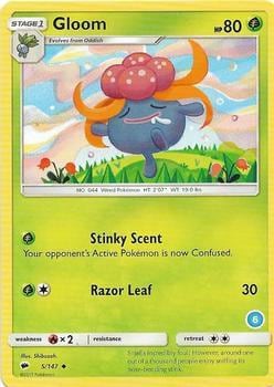 Gloom (6), SM Trainer Kit: Alolan Sandslash & Alolan Ninetales 5/147