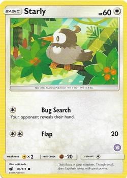Starly (15), SM Trainer Kit: Alolan Sandslash & Alolan Ninetales 81/111