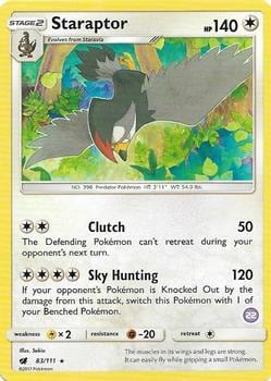 Staraptor (22), SM Trainer Kit: Alolan Sandslash & Alolan Ninetales 83/111