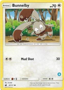 Bunnelby (4), SM Trainer Kit: Alolan Sandslash & Alolan Ninetales 87/111