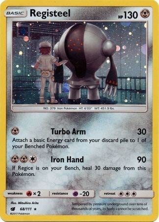 Registeel - 68/111 (Cosmos Holo), SM Promos 68/111