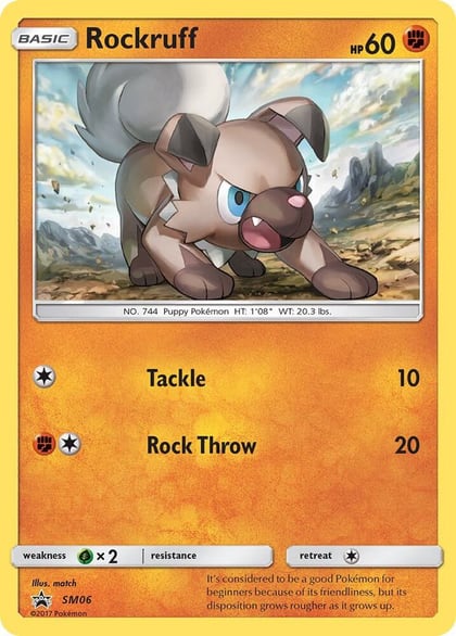 Rockruff - SM06, SM Promos SM06