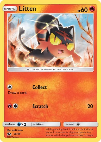 Litten - SM08, SM Promos SM08