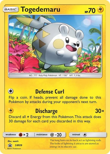 Togedemaru - SM09, SM Promos SM09