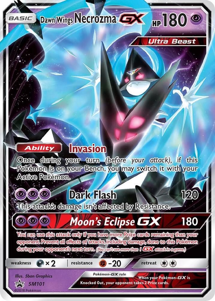 Dawn Wings Necrozma GX - SM101, SM Promos SM101