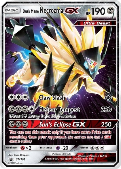 Dusk Mane Necrozma GX - SM102, SM Promos SM102