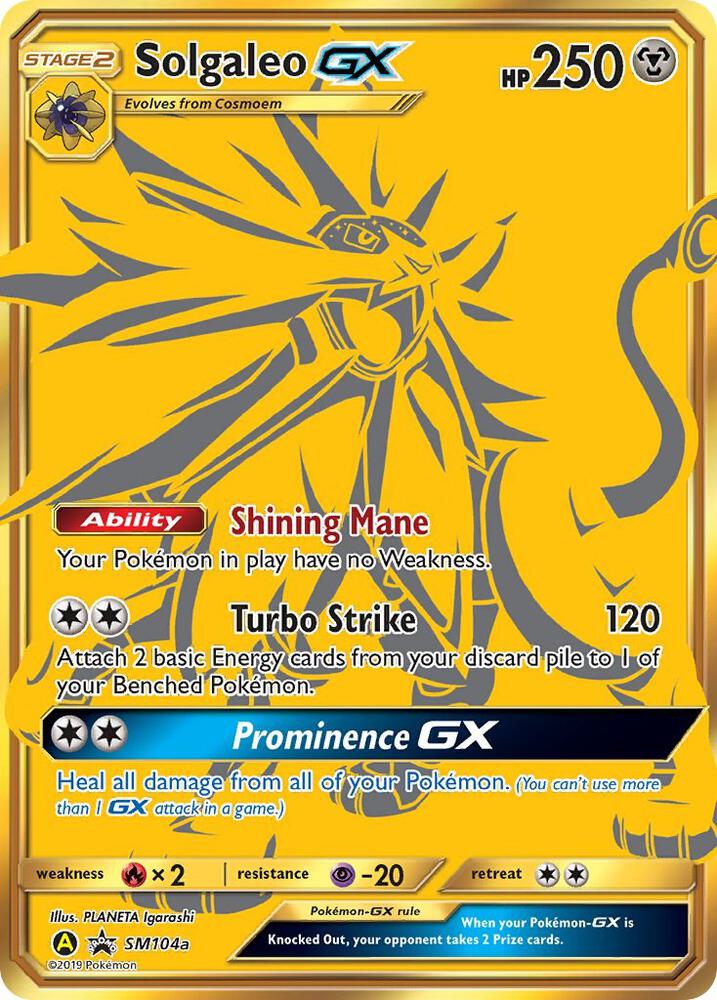 Solgaleo GX - SM104a, SM Promos SM104a