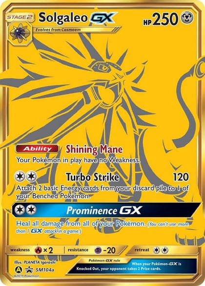 Solgaleo GX - SM104a, SM Promos SM104a