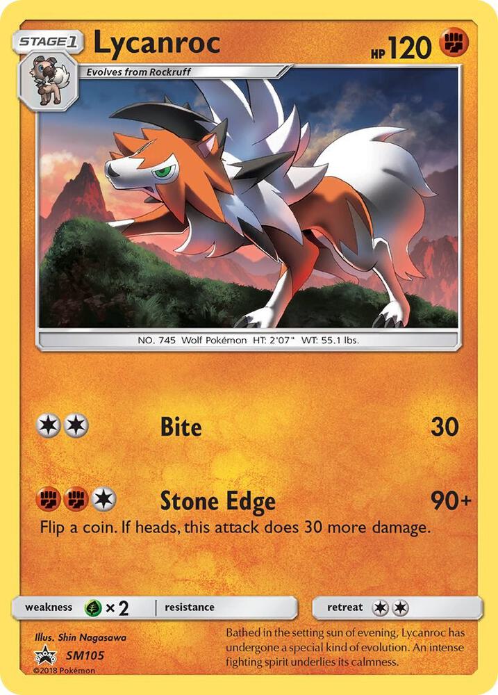 Lycanroc - SM105, SM Promos SM105