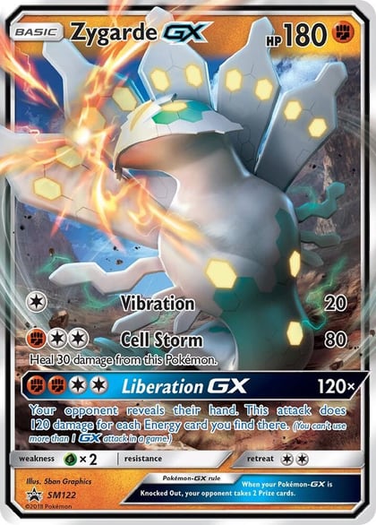 Zygarde GX - SM122, SM Promos SM122
