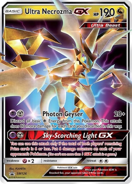 Ultra Necrozma GX - SM126, SM Promos SM126