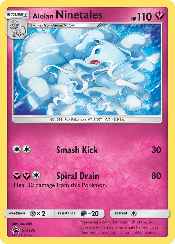 Alolan Ninetales - SM128, SM Promos SM128