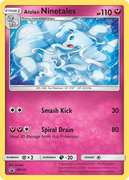 Alolan Ninetales - SM128, SM Promos SM128