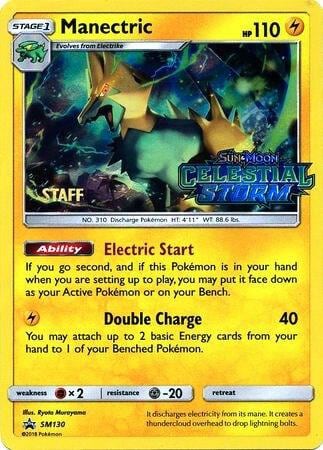 Manectric - SM130 (Prerelease) [Staff], SM Promos SM130