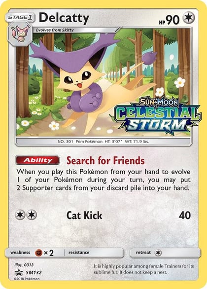 Delcatty - SM132 (Prerelease), SM Promos SM132