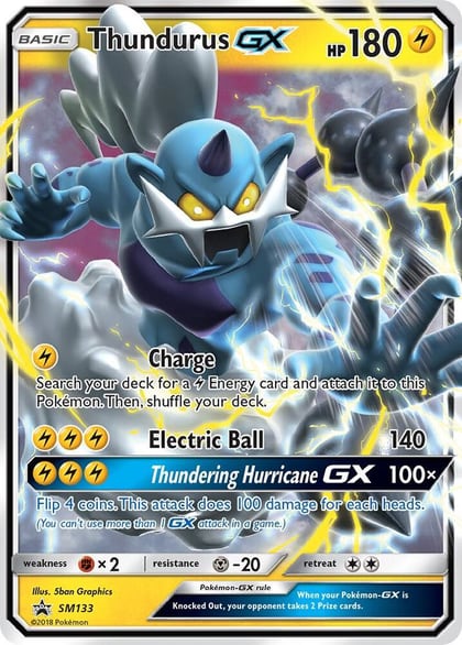 Thundurus GX - SM133, SM Promos SM133