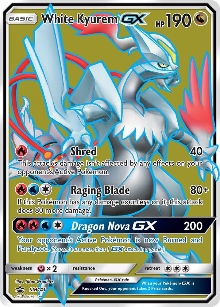 White Kyurem GX - SM141, SM Promos SM141