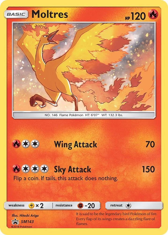 Moltres - SM143, SM Promos SM143