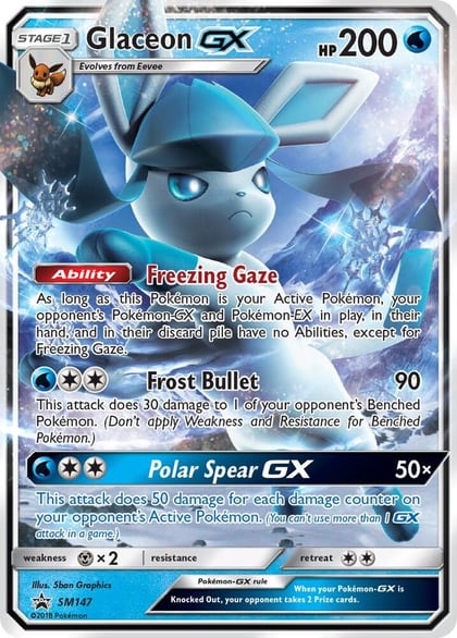Glaceon GX - SM147, SM Promos SM147