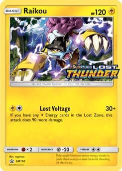 Raikou - SM150 (Prerelease) (Staff), SM Promos SM150
