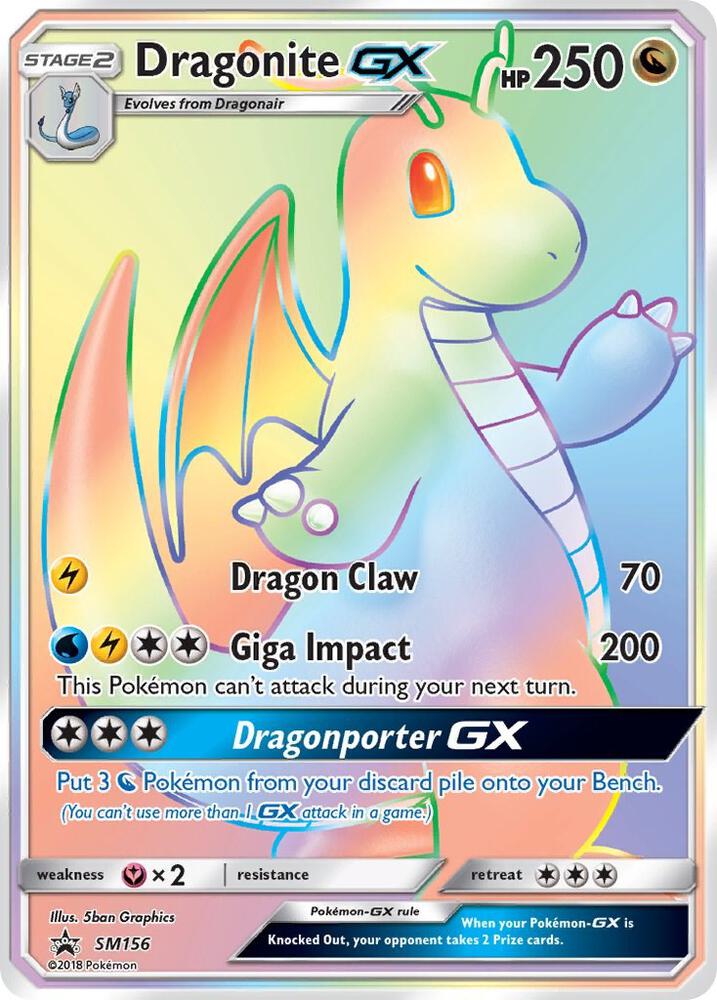 Dragonite GX - SM156, SM Promos SM156