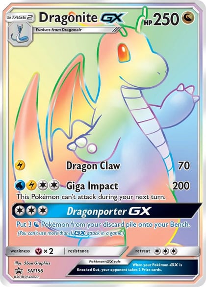 Dragonite GX - SM156, SM Promos SM156