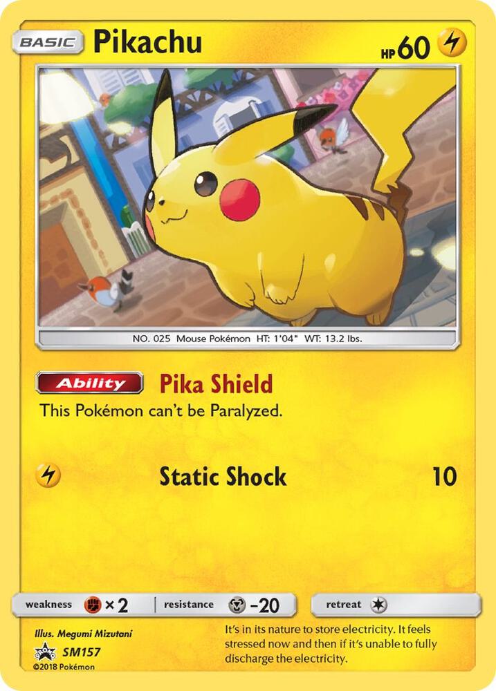 Pikachu - SM157, SM Promos SM157