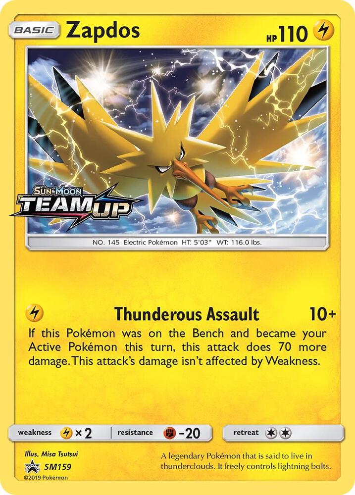 Zapdos - SM159 (Prerelease), SM Promos SM159