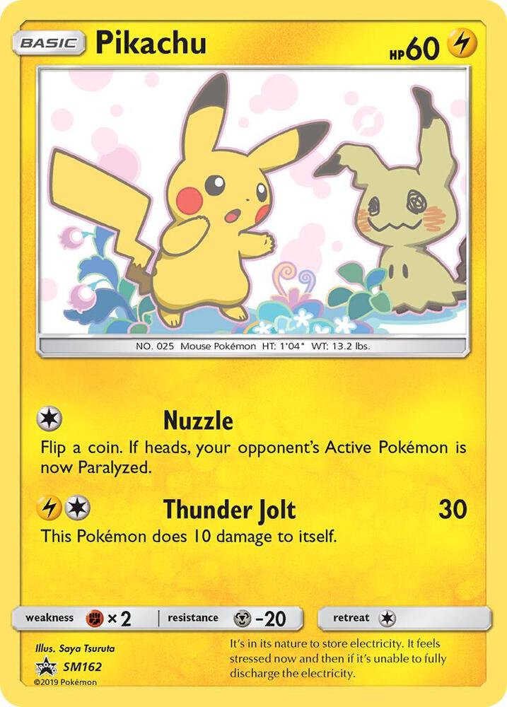 Pikachu - SM162, SM Promos SM162