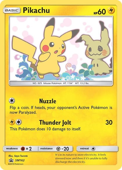 Pikachu - SM162, SM Promos SM162